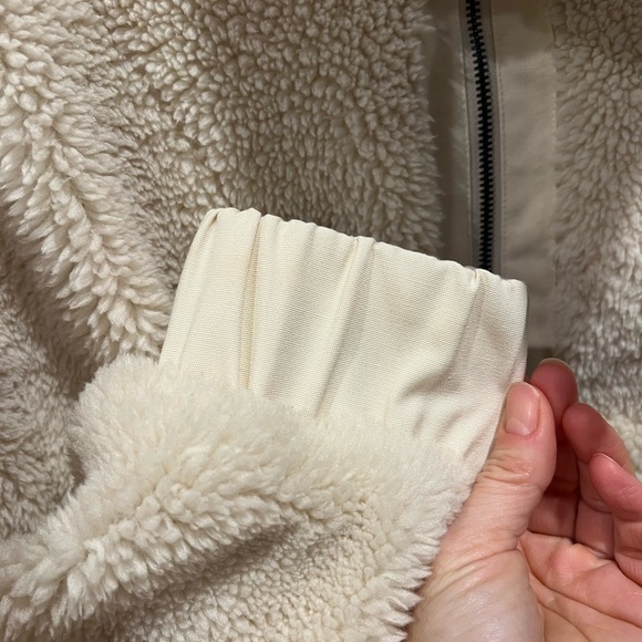 Women’s Varley Pull Over Half Zip Sherpa Appleton Fleece Cinch Waist Size L - Picture 5 of 14
